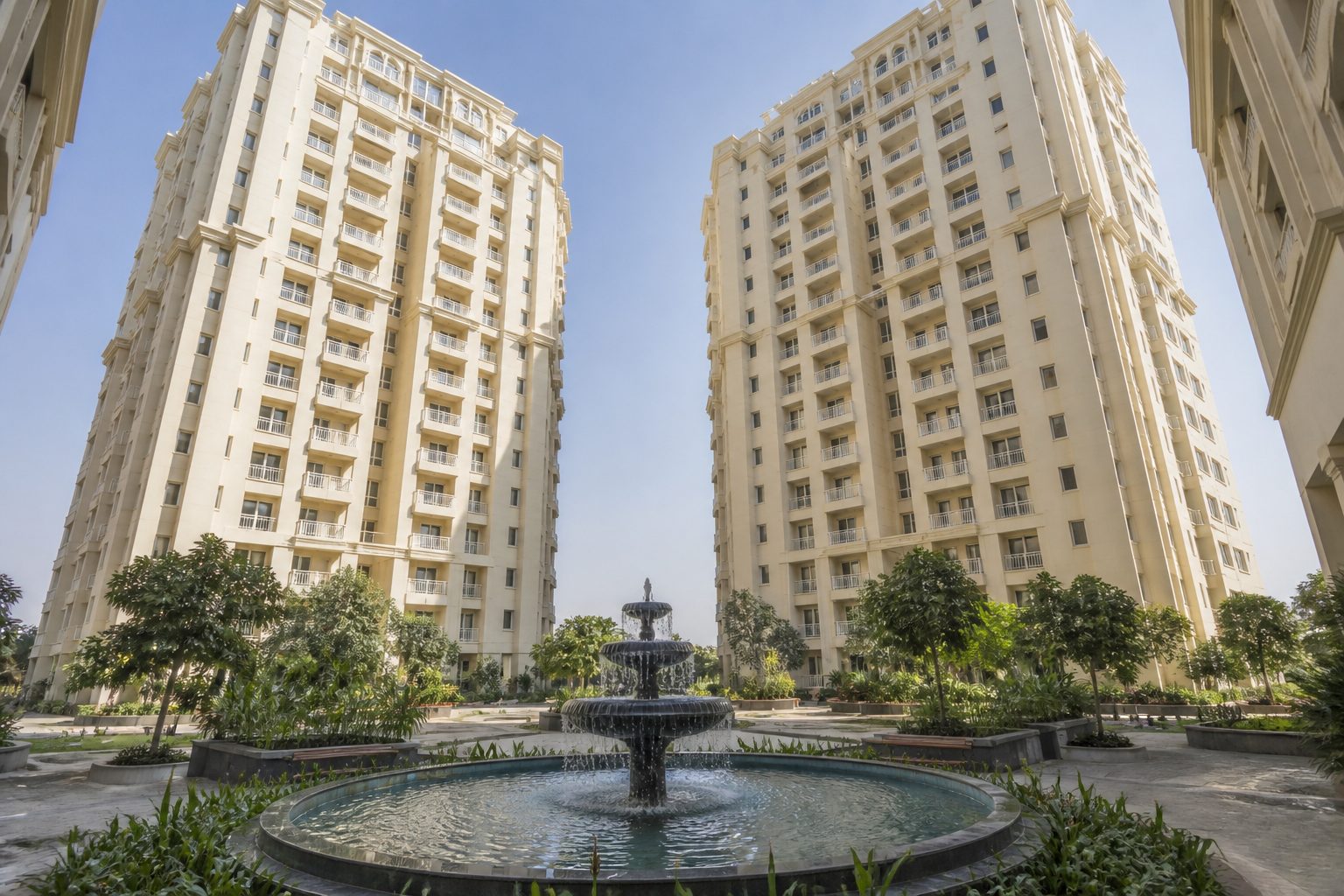 Floored towers on one property tree
