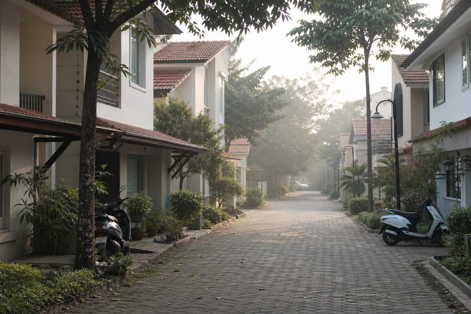Villa clusters without invented floors